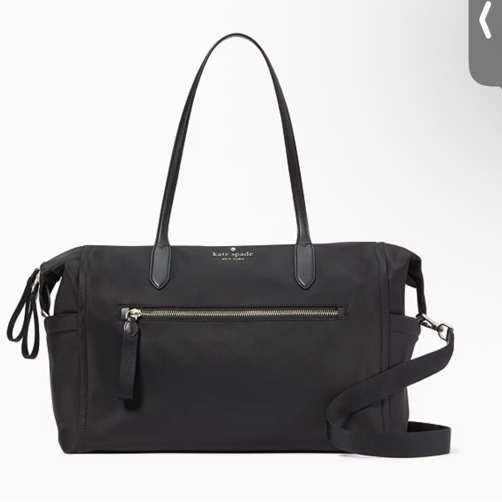 Kate Spade Black Weekender Bag